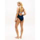 Tommy Hilfiger Γυναικείο ολόσωμο μαγιό Global Stripe Plunge Triangle Swimsuit